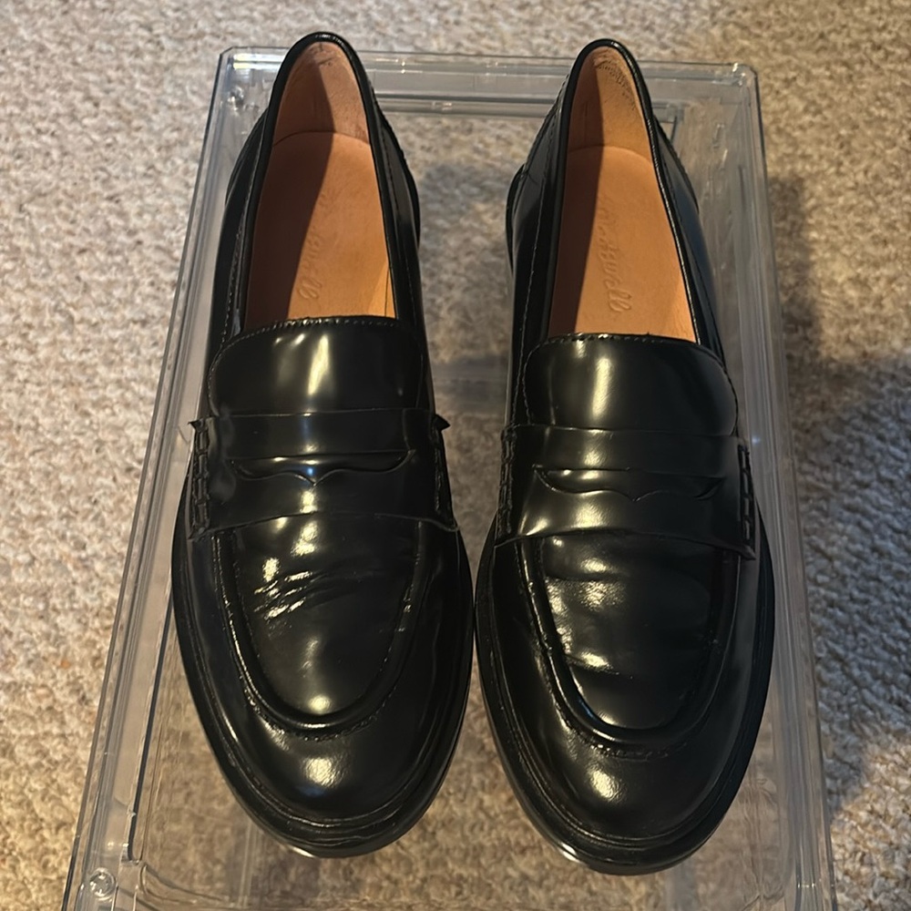 Madewelll Vernon leather loafers